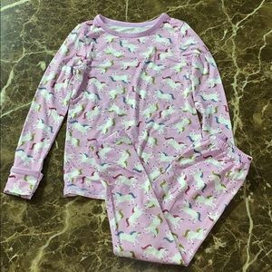 Cuddl Duds Unicorn Pajamas. 2T-3T